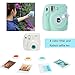 Katia Instant Camera Accessories Bundle Compatible for Fujifilm Mini 9 / Mini 8+ / Mini 8 Instant Film Camera. Includes Camera Case, Album, Frame, Stickers, Strap,etc - Kapok