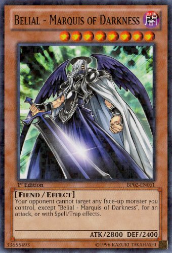 Yu-Gi-Oh! - Belial - Marquis of Darkness (BP02-EN061) - Battle Pack 2: War of the Giants - 1st Edition - Mosaic Rare