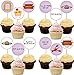 20pcs Friends TV Show Party Cupcake Topper, Pre-Assemble Cupcake Topper Ideal for Friends theme Birthday Party Decorations Supplies