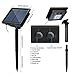 IMAGE Solar Curtain Lights 8 Modes 9.8x9.8 Feet Solar String Lights for Wedding Party Home Decoration Backdrops Full Waterproof UL Safety Standard Warm White