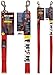 Nite Ize Nite Dawg LED Pet Leash, Light Up Dog Leash, Glows + Flashes, 5 Feet Long, Red