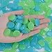 Boomile 200Pack Glow in the Dark Garden Pebbles for Walkways/ Outdoor Decor/ Aquarium/ Fish Tank, Outdoor Garden Decorative Stones in Blue & Green ATSC-520