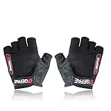 Grazing Ultra-breathable and Anti-slip Half Finger Silicone Bike Bicycle Gloves