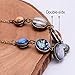7 Planet Necklace,Solar System Handmade Charm Necklace with double-sided glass crystal ball for female teachers