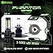 Stark Industries H4/9003 Phantom Series 72W LED Headlights Conversion Kit 6000K White IP68 Waterproof
