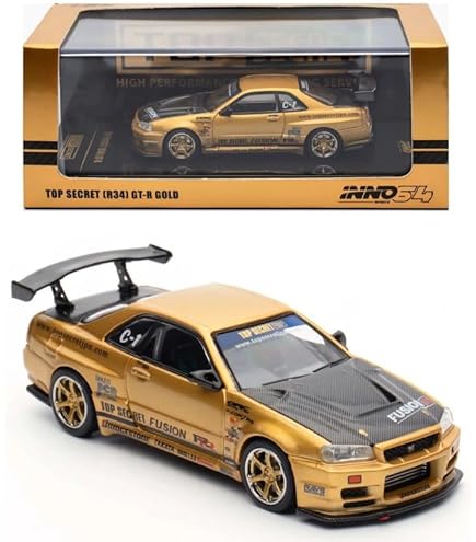 Amazon.com: INNO64 GT-R R35 Top Secret 2021 Tokyo Auto Salon 1/64