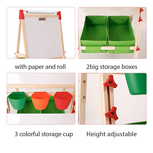 3 Arkmiido+Double+Sided+Whiteboard+Chalkboard+Accessories