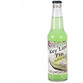 Rocket Fizz Melba's Fixins Key Lime Pie Soda Flavor | Cane Sugar | Craft Soda Pop Drinks | 12 oz in Glass Bottle (Single Bottle)