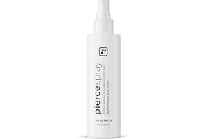 BRIOTECH Pierce Spray, Hypochlorous Acid, Gentle Piercing Aftercare, Calm Redness & Itch, Reduce Bumps, HOCl Saline Spray, Contact Free, No Rinse or Residue, Alcohol Free, 4 fl oz