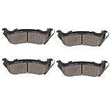 cciyu D1109 Rear Semi-Metallic Disc Brake Pads Kit
