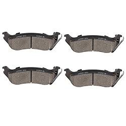 cciyu D1109 Rear Semi-Metallic Disc Brake Pads Kit