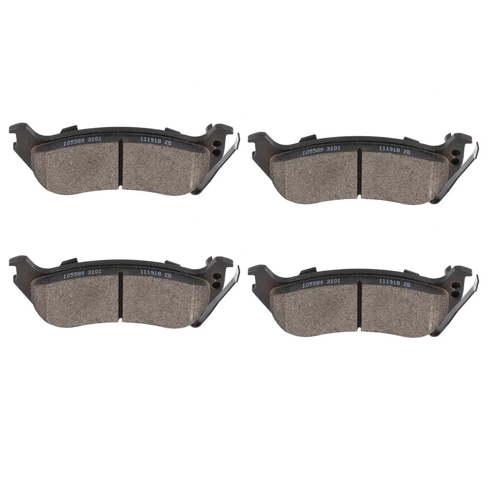 cciyu D1109 Rear Semi-Metallic Disc Brake Pads Kit