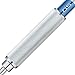 Uni Shift Pipe Lock Drafting 0.5mm Pencil, Silver Body with Blue Accent (M51010.26)