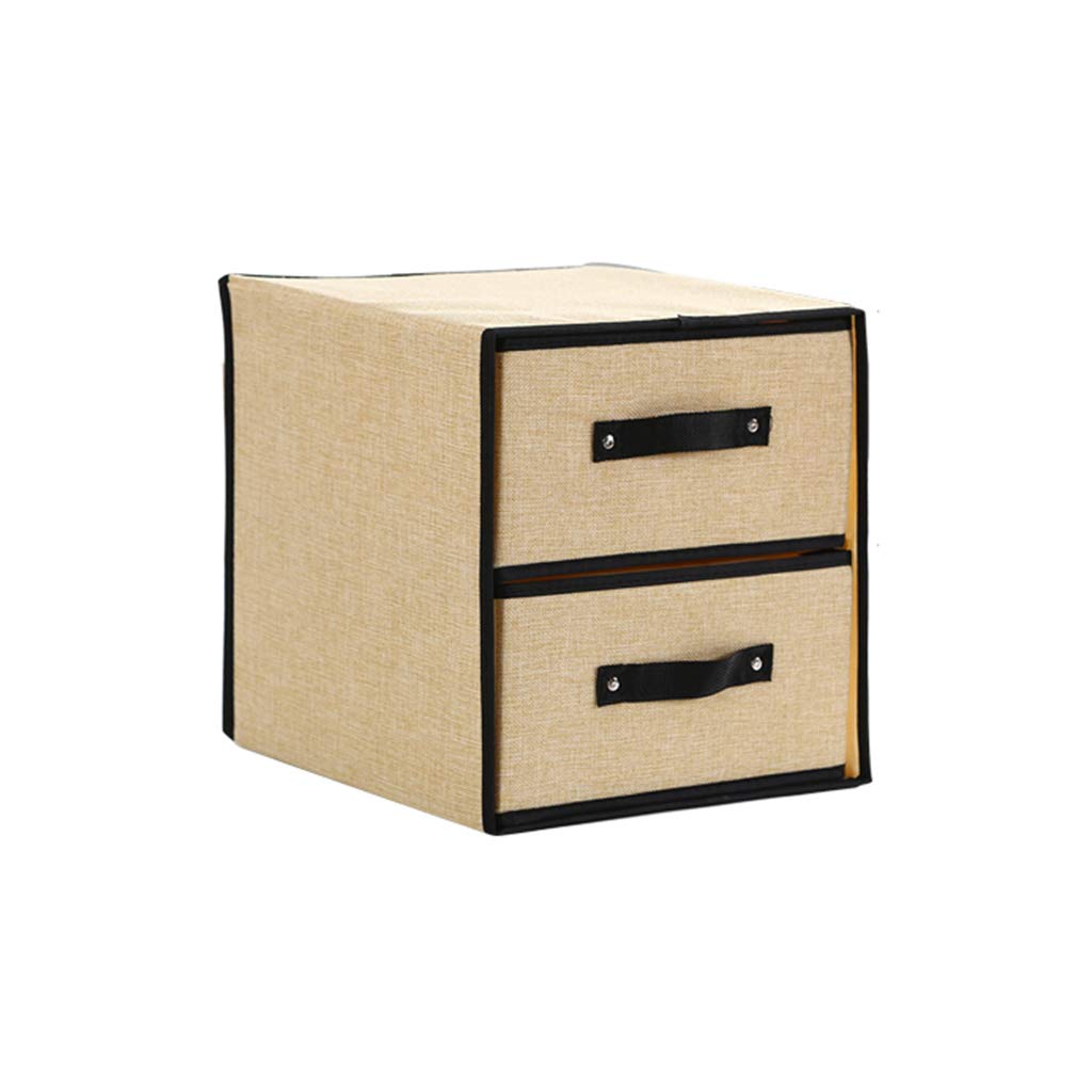 MAGO Waschbar Baumwolle Leinen Aufbewahrungsbox Schublade BH Innen