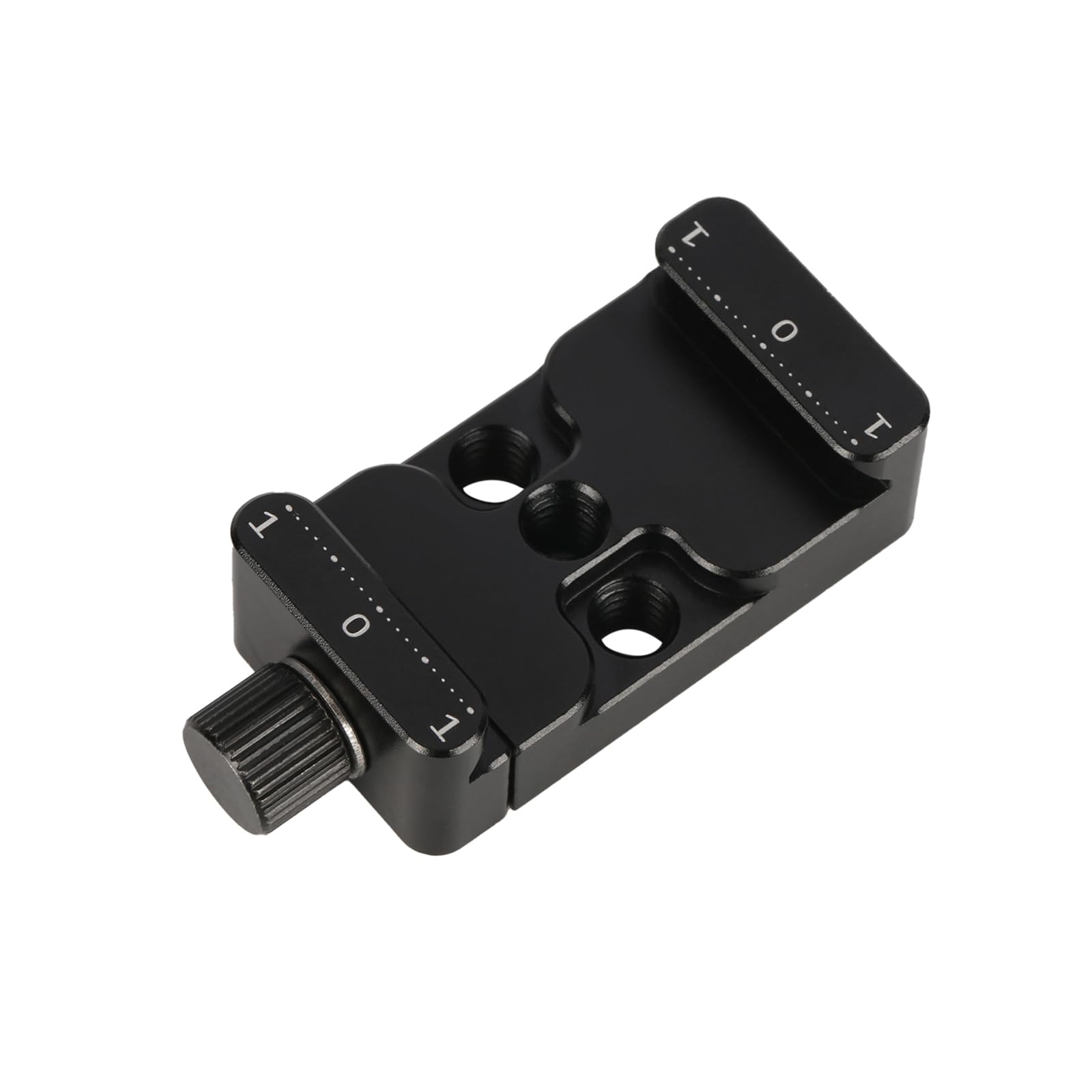 NICEYRIG Cold Shoe Mount Adapter Cold Shoe Bracket with 1/4”-20 Thread Hole Scale Marks for DSLR Cameras Cage Microphone LED-509