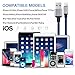 ANTAOLE Nylon Braided iPhone charger 3Pack 6Feet USB Fast Charging Power Cord High Speed Data Sync Cable Extra Long Tablet Connector Compatible with iPhone XS MAX/XS/XR/X/8/7/6s/6/plus/SE/5S/5C/iPad