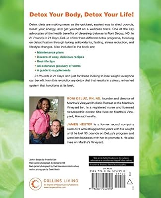 21 Pounds In 21 Days The Martha S Vineyard Diet Detox By Deluz Roni Hester James Amazon Ae