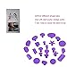 HiYi 26pcs AUTO Paintless Dent Repair Puller Kits Glue Puller Dent Lifter With 24 PCS Different Size Tabs Suction Cup and Mini T Puller Dent Removal Tools