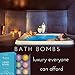 Bath Bombs Christmas Gift Set Kit 6 x 4 Oz Best Ultra Fizz Essential Oil Handmade Spa Bomb Fizzies Perfect for Bubble & Spa Bath Organic & Natural Ingredients Tub Tea Bath Basket