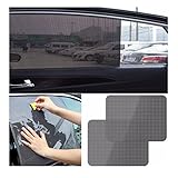 Iuhan® Fashion 2Pcs Car Rear Window Side Sun Shade Cover Block Static Cling Visor Shield Screen