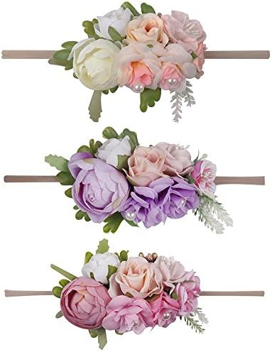Baby Girls Elastic Headband Boutique Hair Band For Infant Toddler Newborn