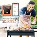 Inkbird Waterproof Meat Thermometer, Wireless Cooking Smoker Thermometer, 150ft Alarm and Timer Digital Food BBQ Thermometer for Kitchen, Grill, Oven, Drum, 4 Probes