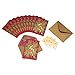 Papyrus Holiday Cards Boxed with Envelopes, Warm Wishes, Gold Reindeer (12-Count)