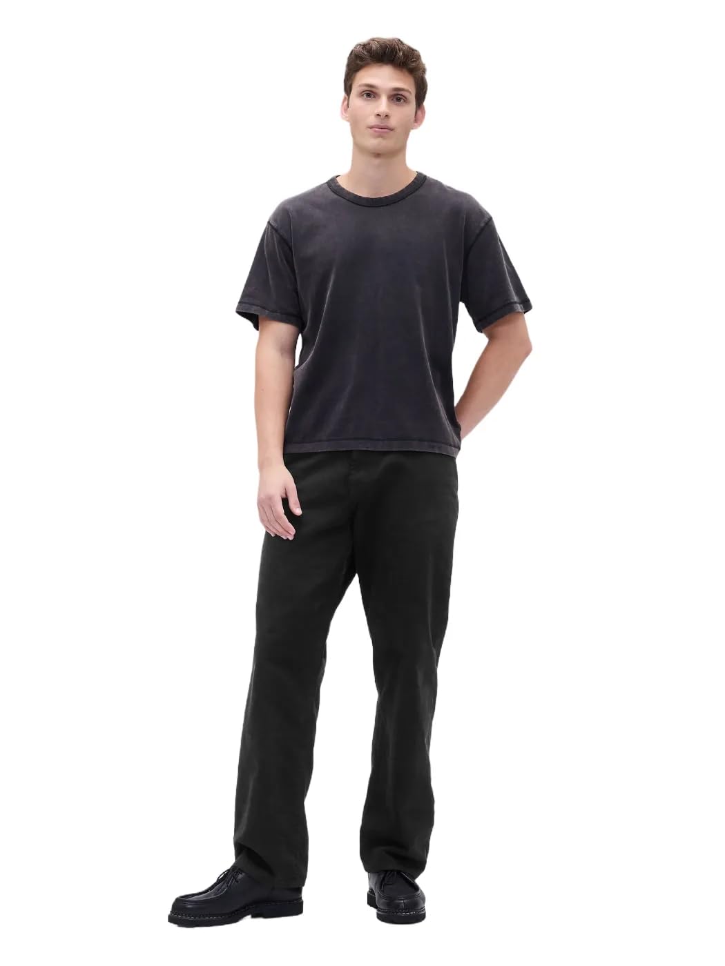 GAP Mens Relaxed Straight Fit Denim Jean Moonless Night 33×32