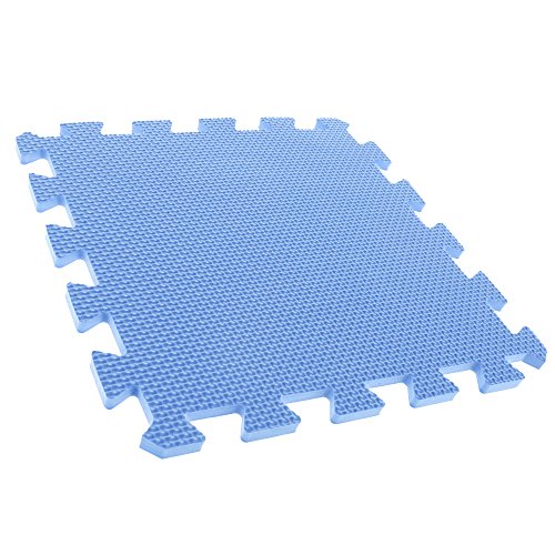 Stalwart 8 Piece Multi-Color Interlocking EVA Foam Mat - 24.5 x 48in