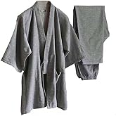 Fendawn Strive Classical Stylish Japanese Style Men Cotton Bathrobe Pajamas Kimono Casual Clothes