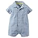 Carter's Gingham Romper, Navy, 6 Months