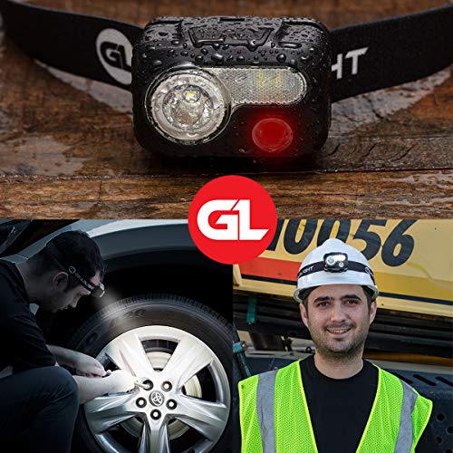 GearLight LED Headlamp Flashlight V500 [2 PACK] - Running, Camping, and Reading Head Lamp/Headlight - Perfect Headlamps with Red Light for Adults and Kids - Thumbnail 6