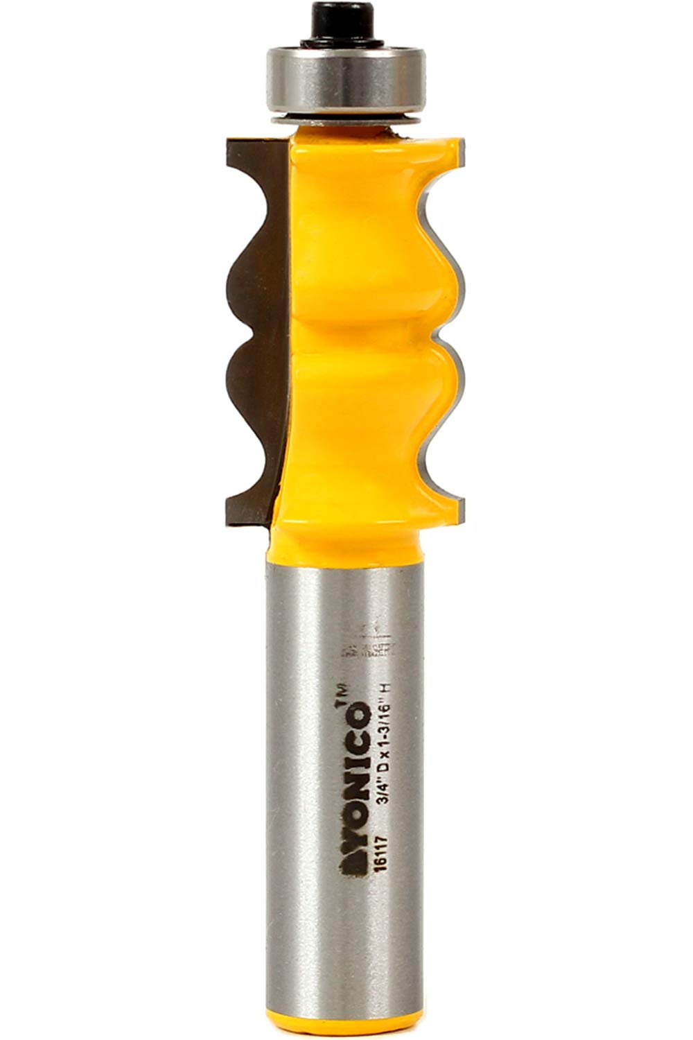 Yonico 16117 1-3/16-Inch Picture Frame Molding Router Bit 1/2-Inch Shank