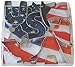 R&M International USA Patriotic Cookie Cutters, 2 Stars, Flag, Eagle, Heart, Letters U, S, A, 8-Piece Set
