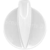 8181859 Control Knob for Whirlpool Kenmore Duet Washer Dryer Replacement Knob WP8181859, 8181859, AP3128772, 46197020472, 8519396, 906595, AH391630, EA391630, PS391630.