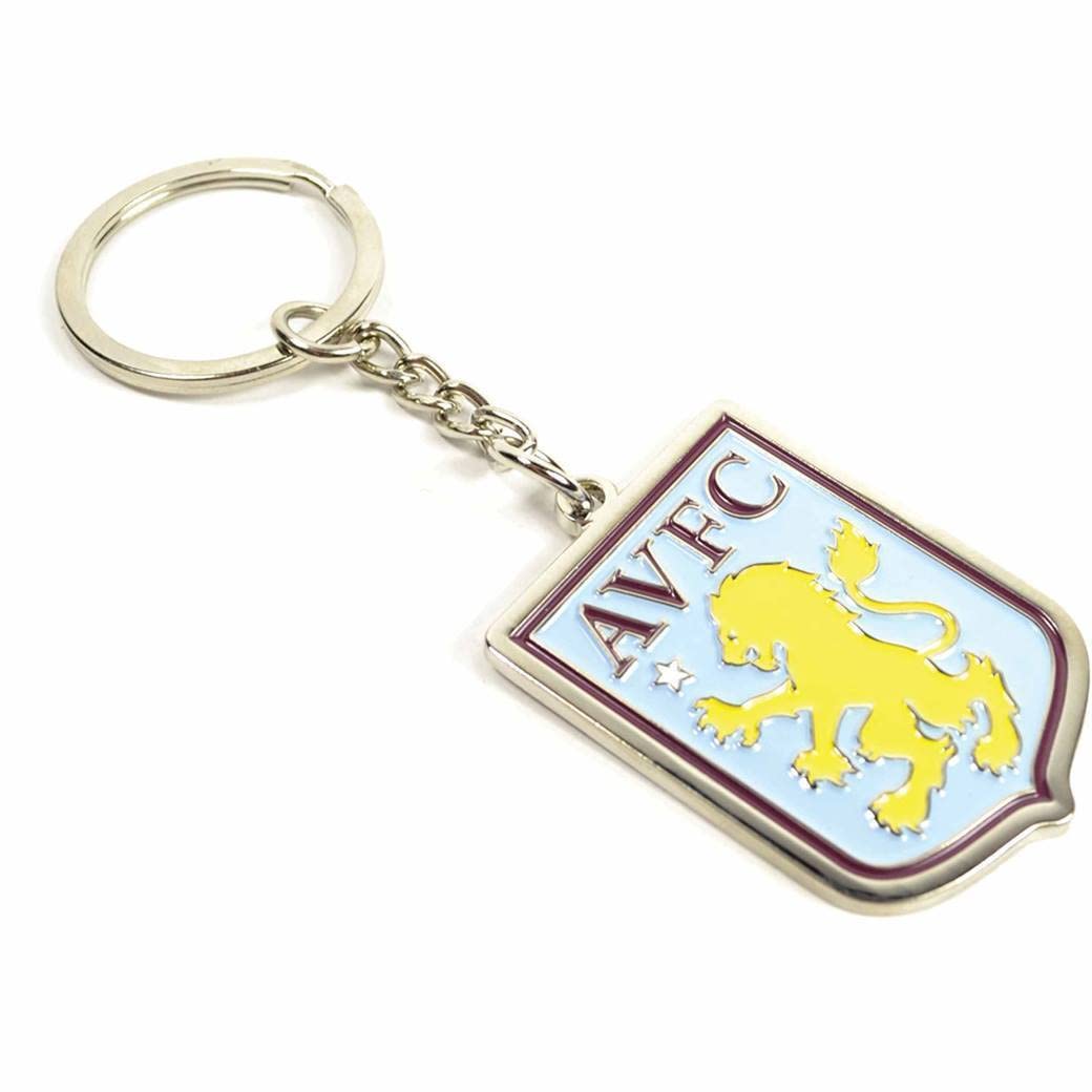 Aston Villa Fc Crest Keyring - Claret - One Size