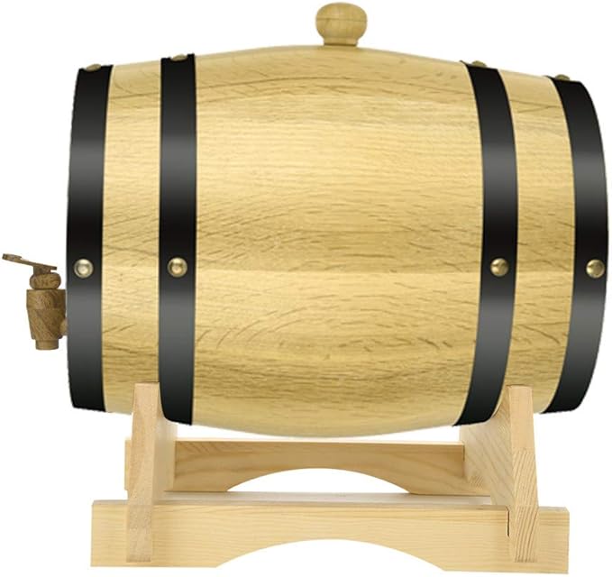 3 Elevación Naturales De Vino Del Roble Barril Con Grifo De Cerveza De