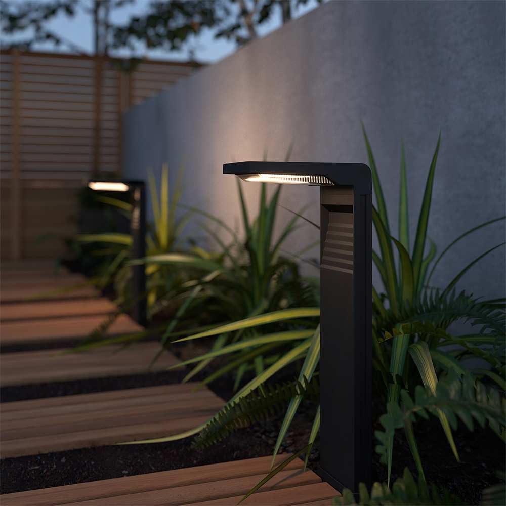 SolarCentre® Oakham Warm White Outdoor Solar Powered Bollard Light