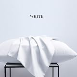 NTBAY 2 Pack 100% Brushed Microfiber Pillowcases 50x90 cm White view 3