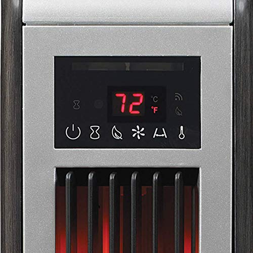 Duraflame Infrared Quartz Tower Heater, 1,500 Watts, Remote, Thermostat