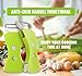 Peeler Portable Compact Mini Size Lightweight Easy to Carry Durable Dual Head Small Shredder Kitchen Tool Convenient Two Way Use Peeling Surrendering Green