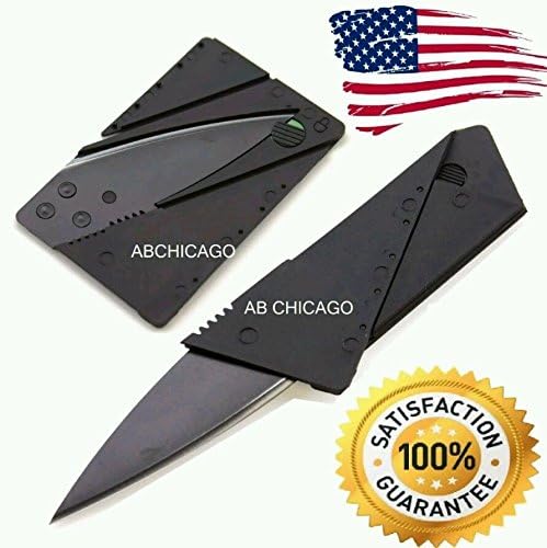 MSZ Camping Outdoor Tool Wallet Card Package Tactical Knife Ultra Thin & Lightweight Fits in Your Wallet Tactical Knife First Aid Kit …
