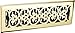 Decor Grates SPH414 4-Inch by 14-Inch Scroll Floor Register, Polished Brass Finish