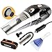 Reserwa [5th Gen] Car Vacuum 12V 106W Car Vacuum Cleaner 4500PA Much Stronger Suction Potable Handheld Auto Vacuum Cleaner with 16.4FT(5M) Power Cord, Carrying Bag, Cleaning Brush (Black) (Black)