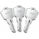 3PCS 120E Replacement Keys Cut to Code 101E&ndash;225E Compatible with HON Office Furniture Locks, File Cabinets and Desk Drawers