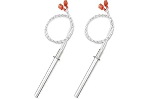 Urnqowuy SRV7000-660 Igniter Replacement Fit for PelPro Pellet Stove PP130 PP130-B PP60 PP60-B PP70 PPC90 Cast Iron TSC90 Cast Iron, Fit for Pleasant Hearth PH35PS PH50PS PH50CABPS, 2 Pcs