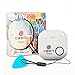 Key Finder Upgrade by Calerix, Anti-lost tool for Wallet, Purse, Cell Phone Locator, Car key, Pram & Pets Tracker, Bluetooth Key Finder with Alarm, GPS Tracking System Wireless Key Finder (White)