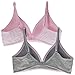 Trimfit Girls' Lightly Lined Wirefree Cotton Bra (Pack of 2)