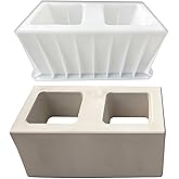 MWYZGMOLD Concrete Brick Molds for DIY Hollow Bricks - Reusable Plastic Concrete Forms,Durable Concrete Mold for Garden,Patio &amp; Home Decor Projects, Easy to Demold &amp; Multi-Purpose Concrete Molds