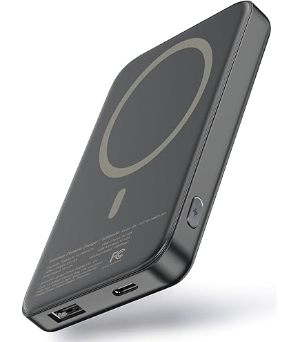スマホアクセサリー Magnetic Powerbank and Magnetic Case Amazon.com: YKZ Magnetic Power Bank Battery Pack 10000mAh